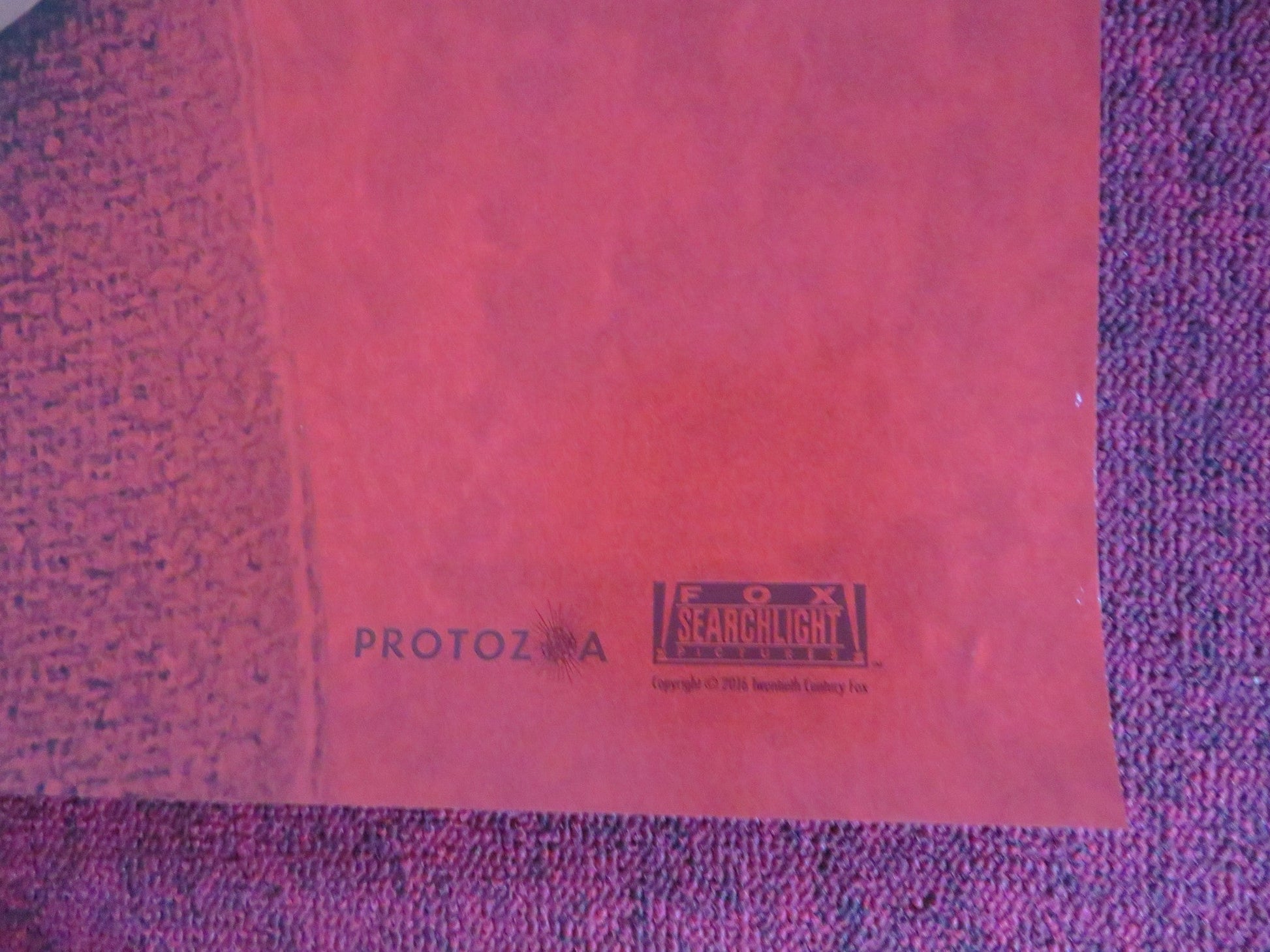 JACKIE US ONE SHEET ROLLED POSTER NATALIE PORTMAN PETER SARSGAARD 2016 Rendezvous Cinema Movie posters