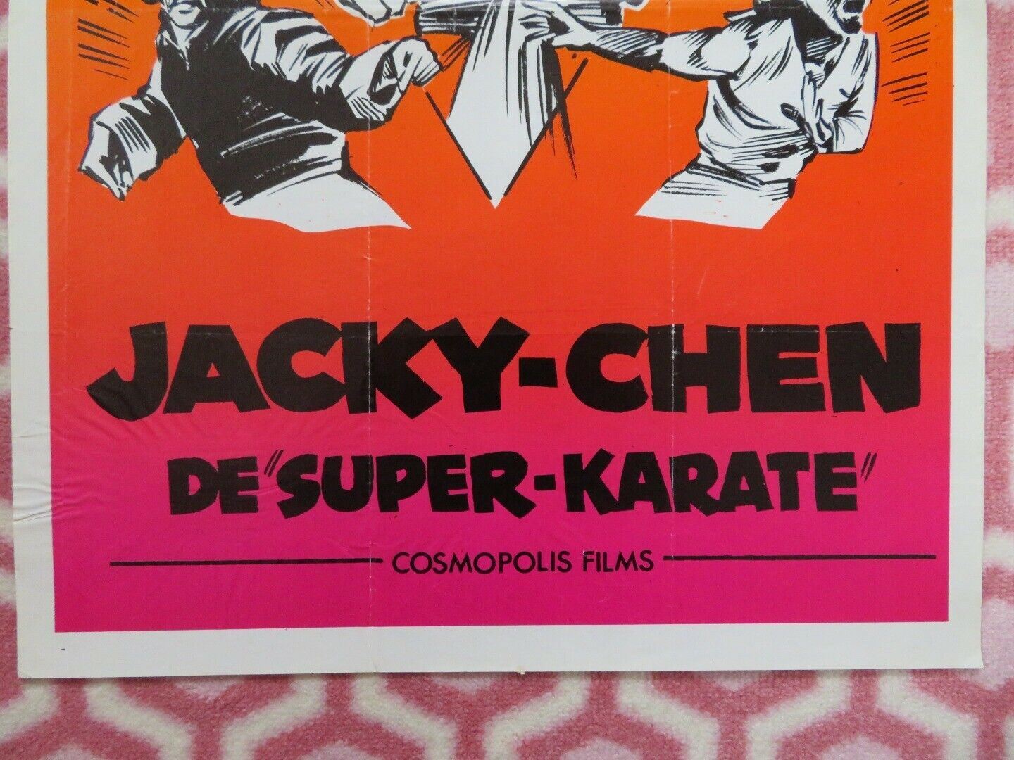 Jacky Chen maître du karaté/ TAO TIE GONG BELGIUM (19.5"x14.5") POSTER 1979 Movie posters