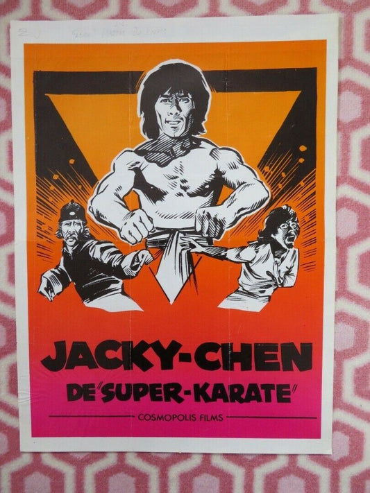 Jacky Chen maître du karaté/ TAO TIE GONG BELGIUM (19.5"x14.5") POSTER 1979 Movie posters