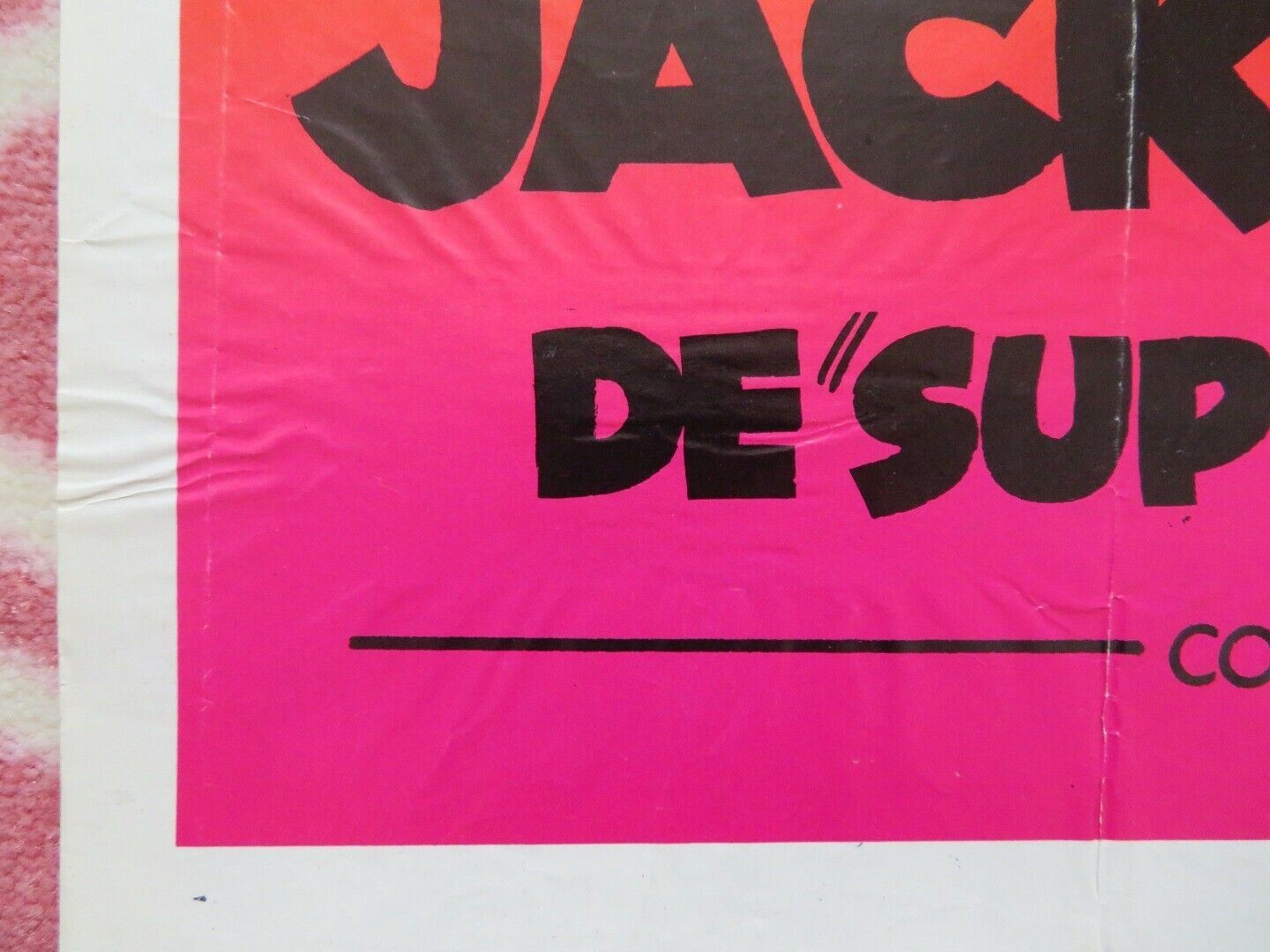 Jacky Chen maître du karaté/ TAO TIE GONG BELGIUM (19.5"x14.5") POSTER 1979 Movie posters