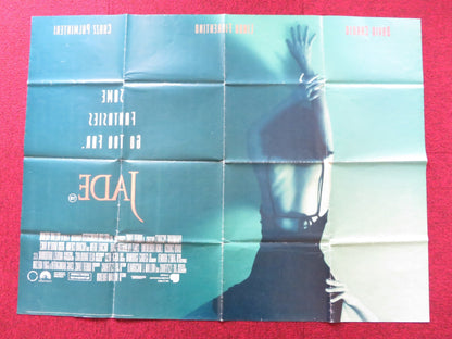 JADE UK QUAD POSTER FOLDED DAVID CARUSO LINDA FIORENTINO 1995 Rendezvous Cinema Movie posters