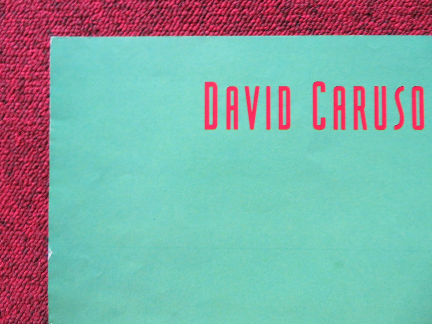 JADE UK QUAD POSTER FOLDED DAVID CARUSO LINDA FIORENTINO 1995 Rendezvous Cinema Movie posters