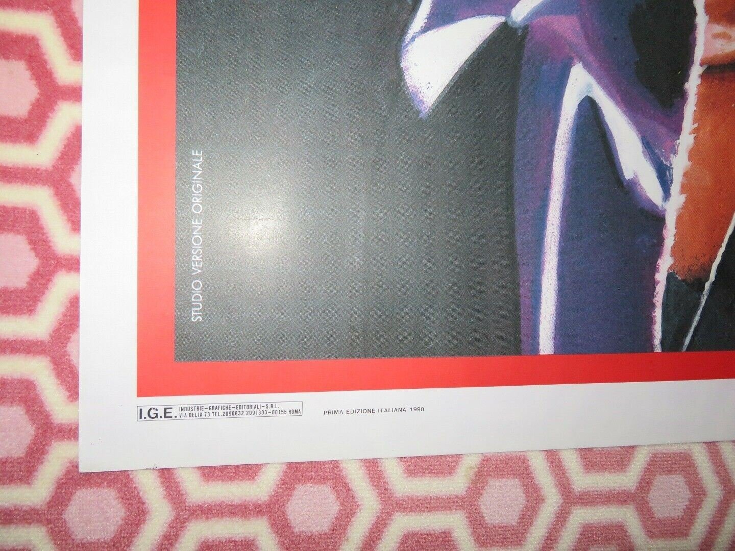 JADED ITALIAN 2 FOGLIO (55"x 39") POSTER RANDALL BRADY ELIZABETH BROOKS 1989 Movie posters