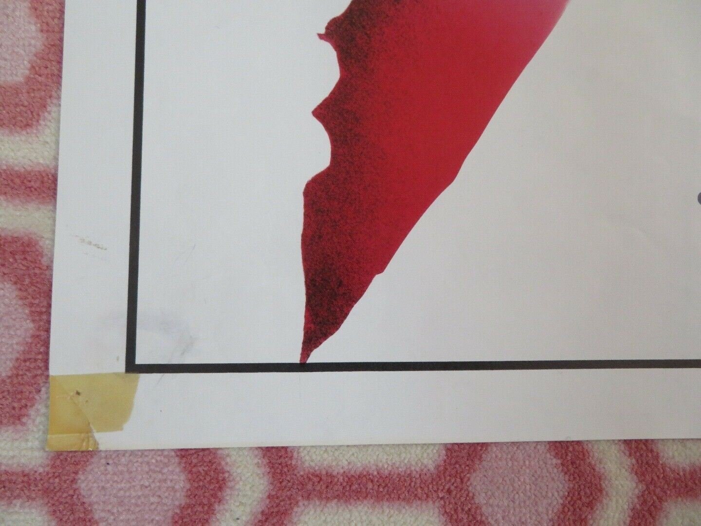 JAGGED EDGE BRITISH QUAD (30"x40") POSTER GLENN CLOSE JEFF BRIDGES ROBERT LOGGIA Movie posters