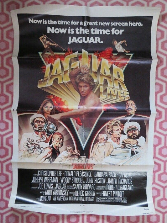 JAGUAR LIVES US ONE SHEET POSTER JOE LEWIS CHRISTOPHER LEE 1979 - Rendezvous Cinema