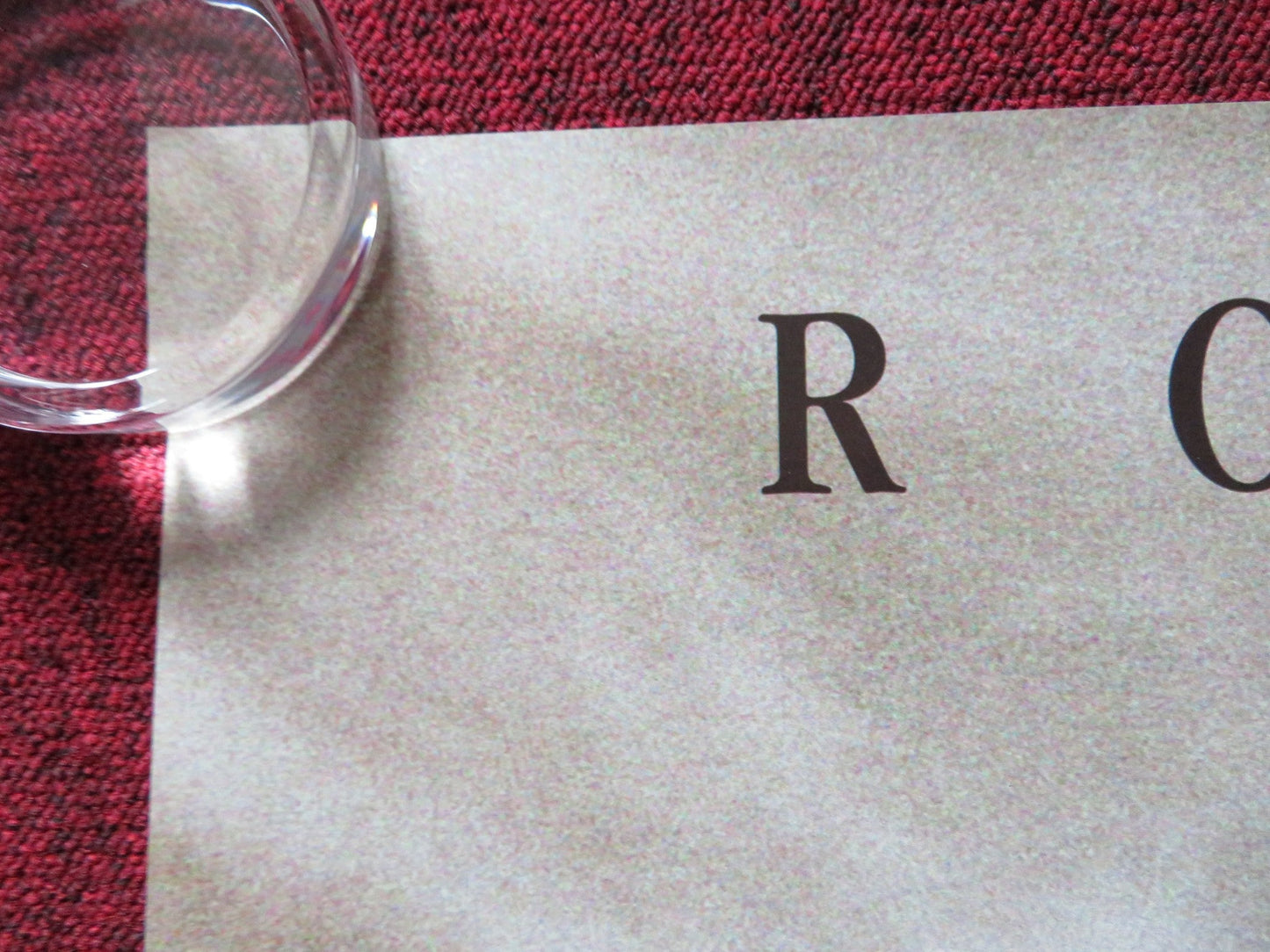 JAKOB THE LIAR UK QUAD (30"x 40") ROLLED POSTER ROBIN WILLIAMS H. T. GORDON 1999 Rendezvous Cinema Movie posters