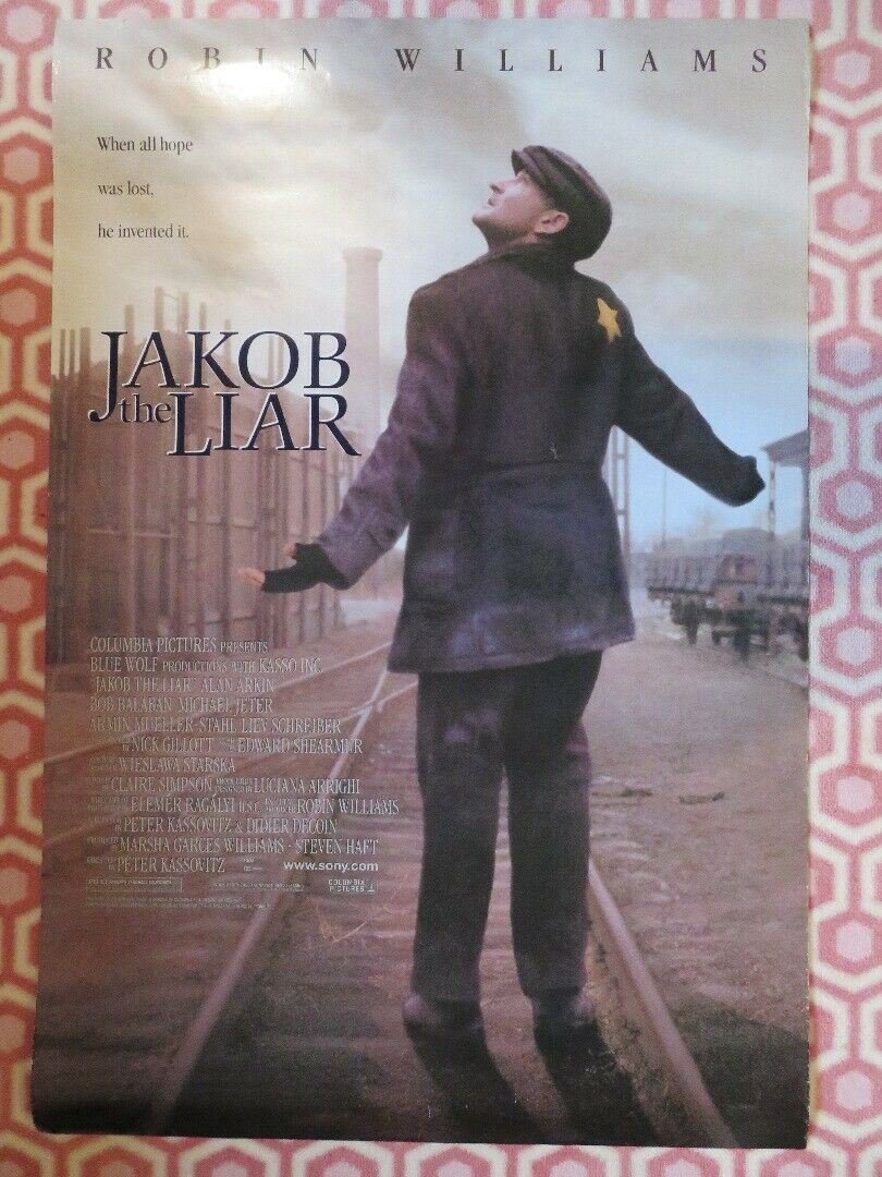 JAKOB THE LIAR US ONE SHEET ROLLED POSTER ROBIN WILLIAMS 1999 Movie posters