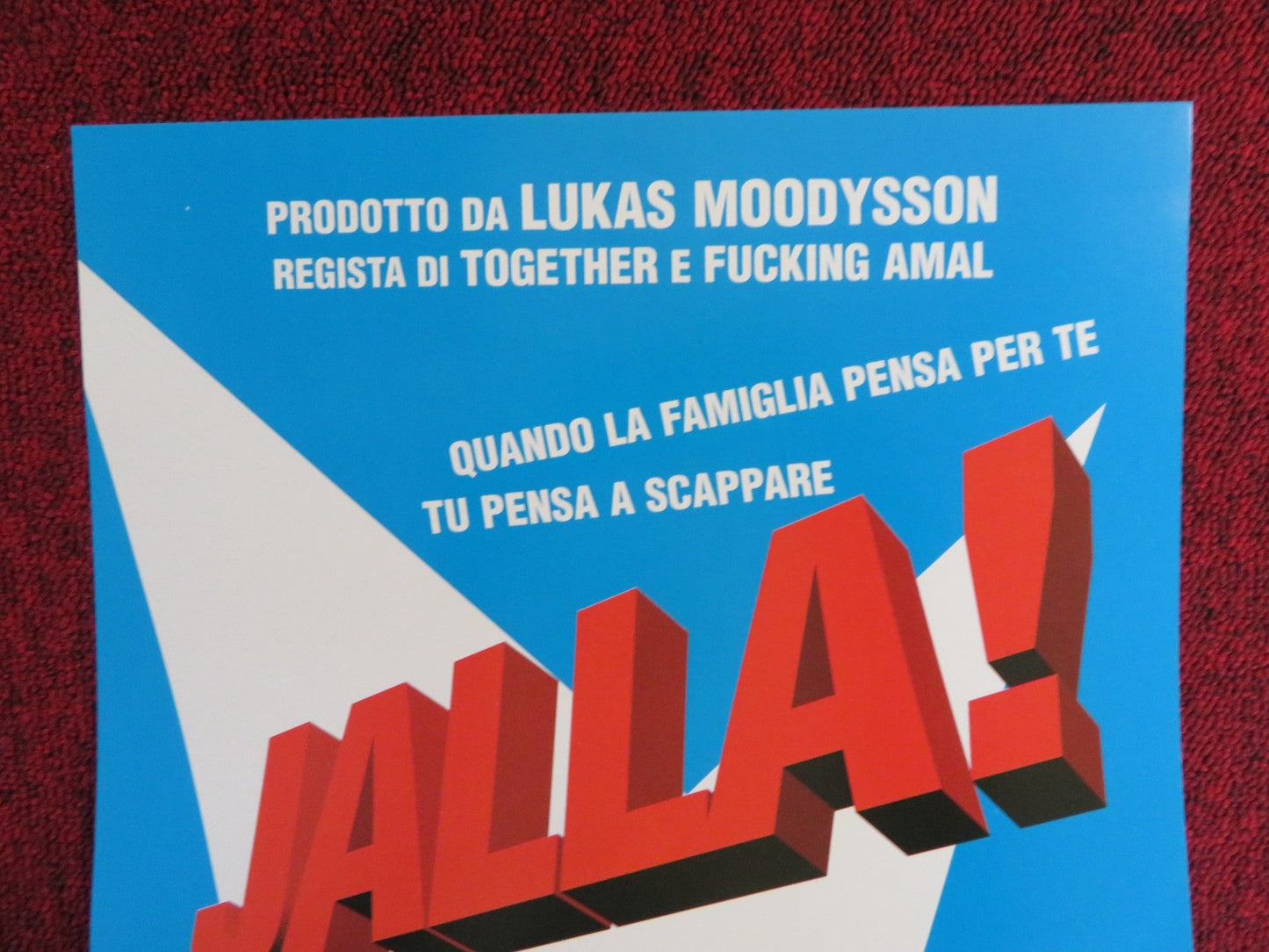 JALLA ! JALLA ! ITALIAN LOCANDINA POSTER FARES FARES TORKEL PETERSSON 2000 Rendezvous Cinema Movie posters