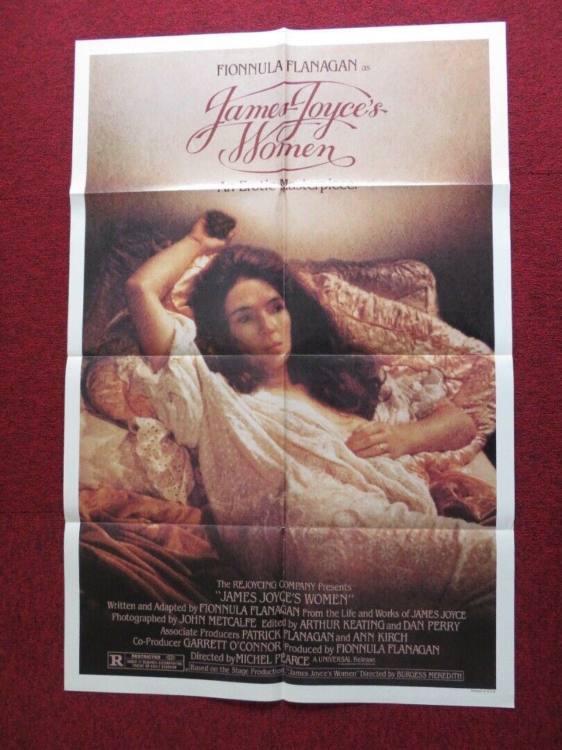 JAMES JOYCE'S WOMEN US ONE SHEET POSTER FIONNULA FLANAGAN CHRIS O'NEILL 1985 Movie posters