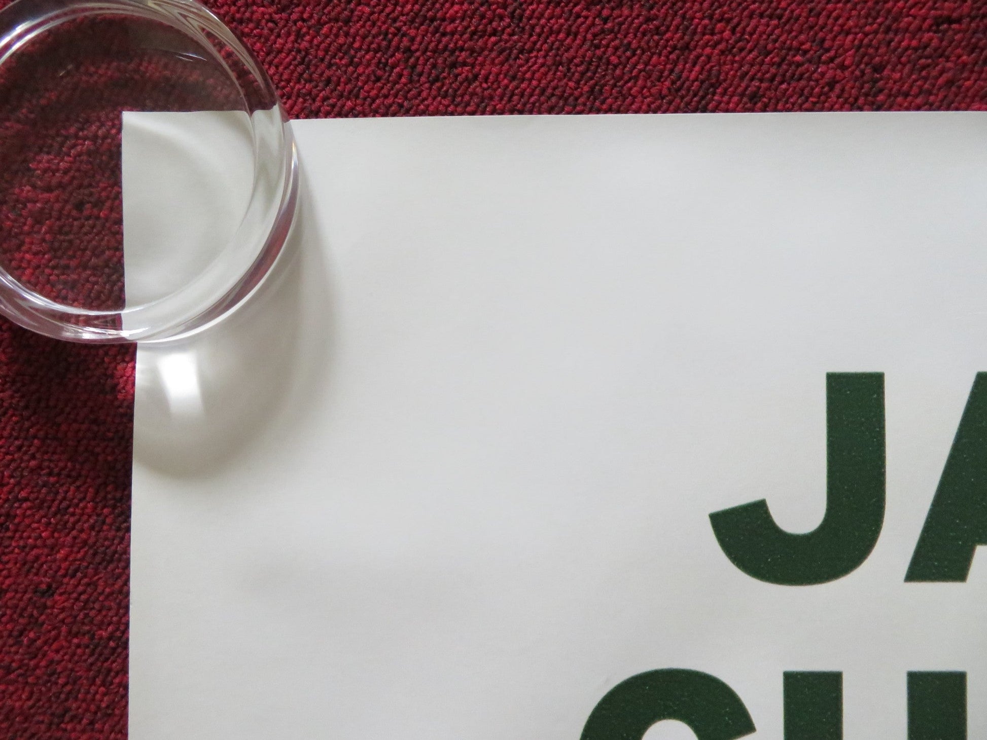 JAMIE CULLUM SOLO: CHELTENHAM JAZZ FEST.. UK QUAD (30"x 40") ROLLED POSTER 2011 Rendezvous Cinema Movie posters