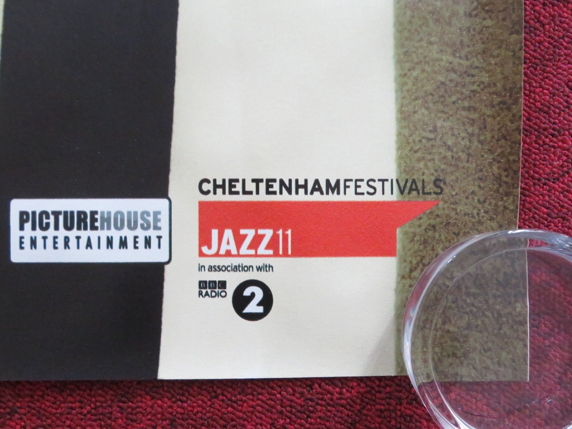 JAMIE CULLUM SOLO: CHELTENHAM JAZZ FEST.. UK QUAD (30"x 40") ROLLED POSTER 2011 Rendezvous Cinema Movie posters