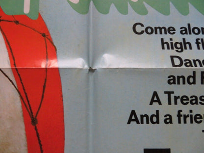 JAMIE'S TREASURE HUNT (SCALAWAG) FOLDED US ONE SHEET POSTER KIRK DOUGLAS 1975 Movie posters