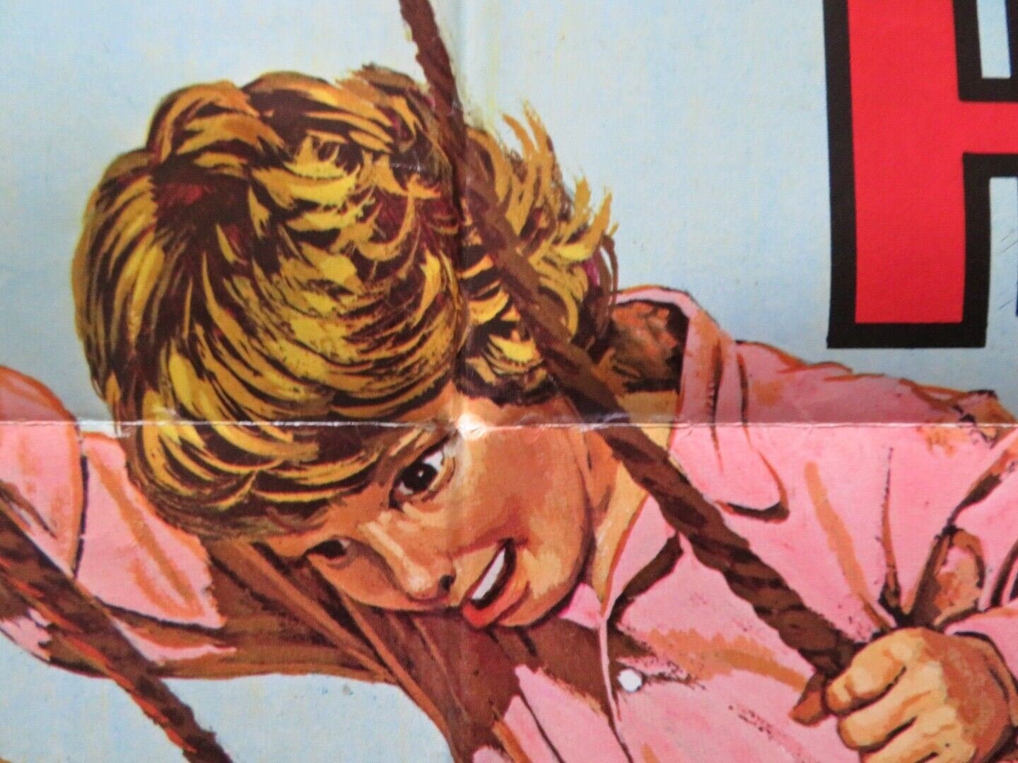 JAMIE'S TREASURE HUNT (SCALAWAG) FOLDED US ONE SHEET POSTER KIRK DOUGLAS 1975 Movie posters