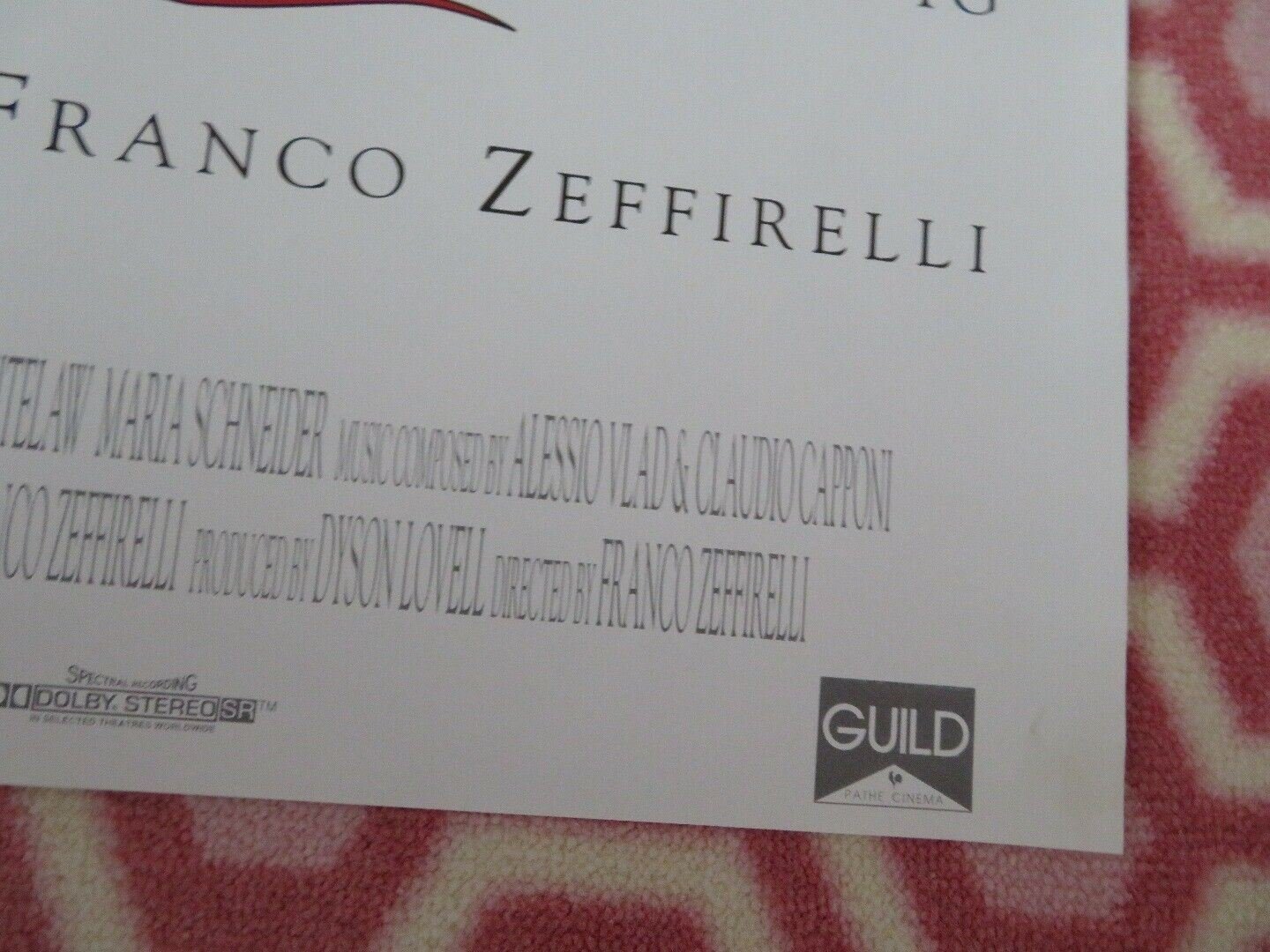 JANE EYRE BRITISH QUAD (30"x40") POSTER CHARLOTTE GAINSBOUG JOAN PLOWRIGHT '96 Movie posters