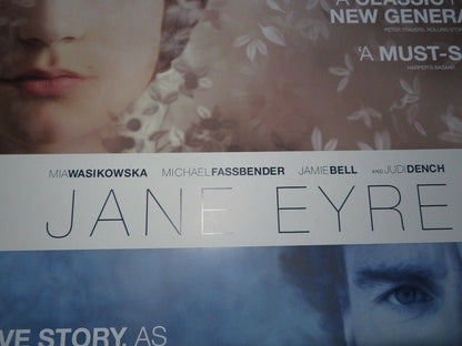 JANE EYRE QUAD (30"x 40") ROLLED POSTER MIA WASIKOWKA MICHAEL FASSBENDER 2011 Rendezvous Cinema Movie posters