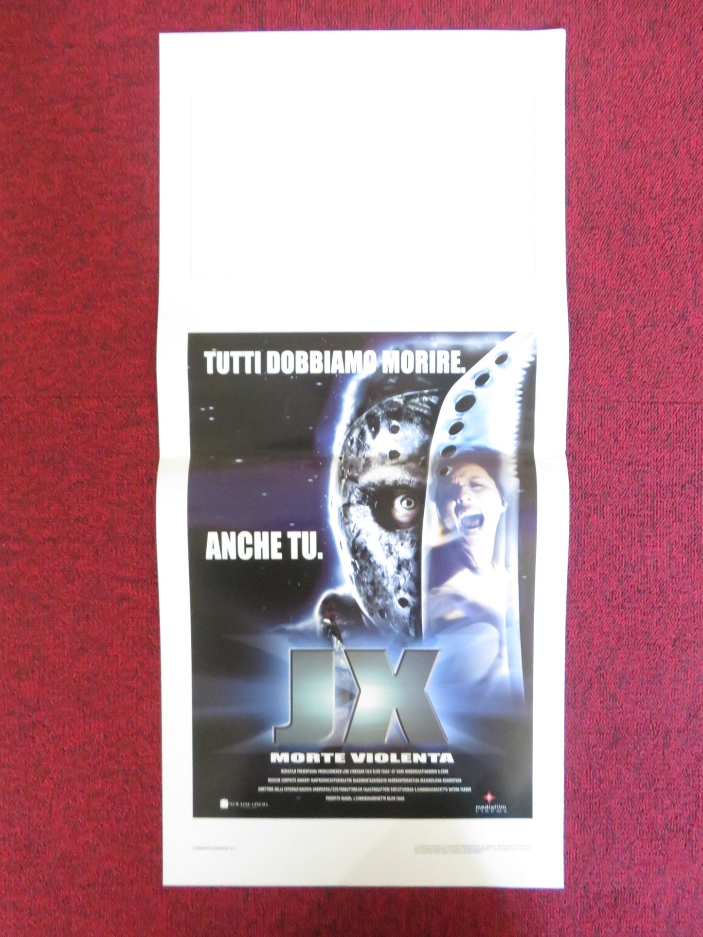 JASON X ITALIAN LOCANDINA POSTER KANE HODDER DAVID CRONENBERG 2001 Rendezvous Cinema Movie posters