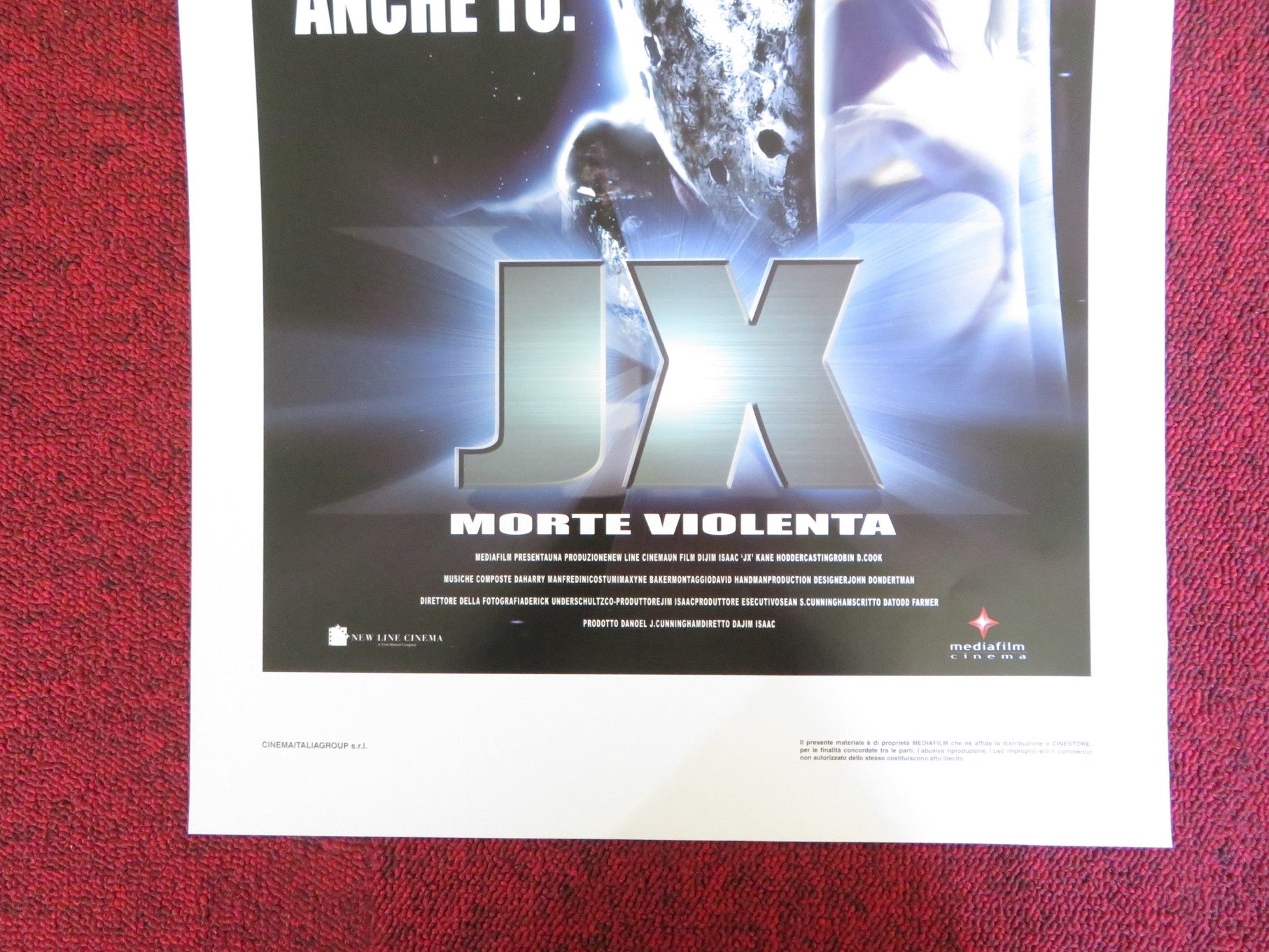 JASON X ITALIAN LOCANDINA POSTER KANE HODDER DAVID CRONENBERG 2001 Rendezvous Cinema Movie posters