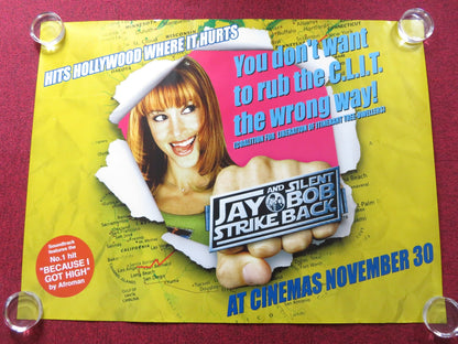 JAY AND SILENT BOB STRIKE BACK - A UK QUAD (30"x 40") ROLLED POSTER MEWES 2001 Rendezvous Cinema Movie posters