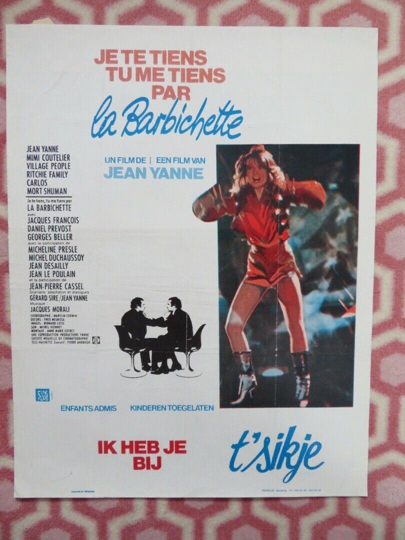 JE TE TIENS TU ME TIENS PAR LA BARBICHETTE BELGIUM (18.5"x14") POSTER 1979 Movie posters