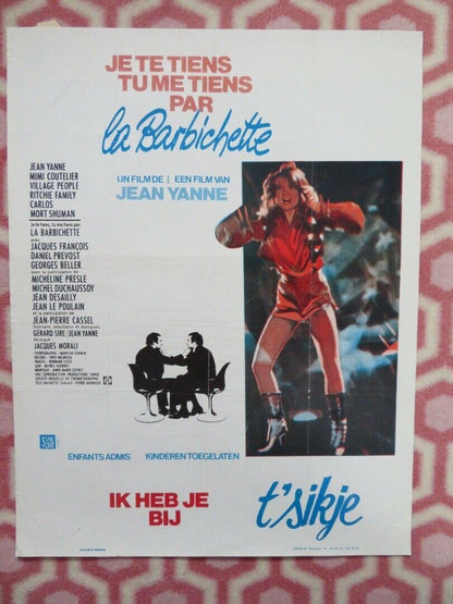 JE TE TIENS TU ME TIENS PAR LA BARBICHETTE BELGIUM (18.5"x14") POSTER 1979 Movie posters