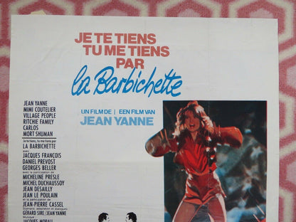 JE TE TIENS TU ME TIENS PAR LA BARBICHETTE BELGIUM (18.5"x14") POSTER 1979 Movie posters