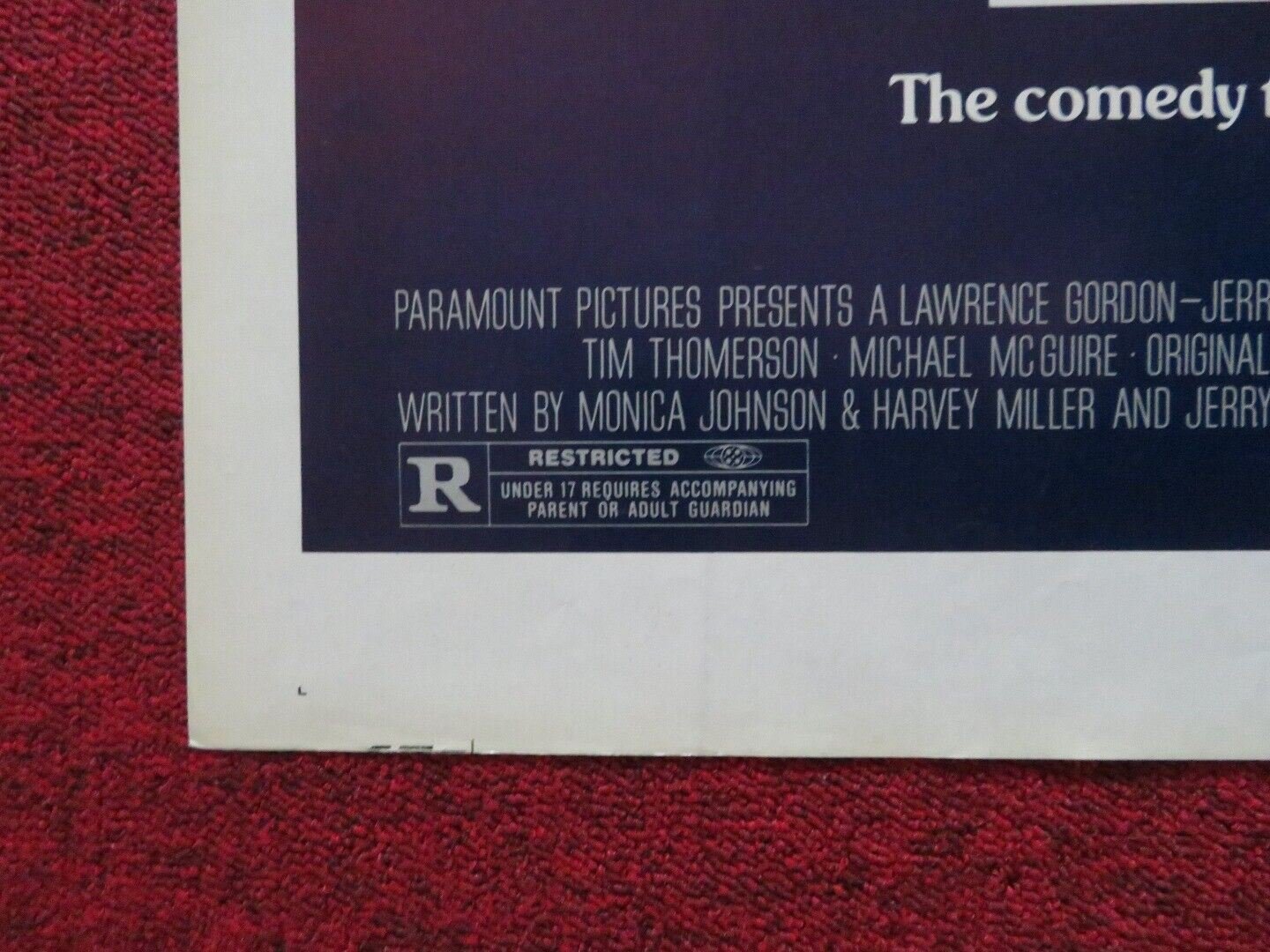 JECKYLL AND HIDE TOGETHER AGAIN FOLDED US ONE SHEET POSTER MARK BLANKFIELD 1982 Movie posters