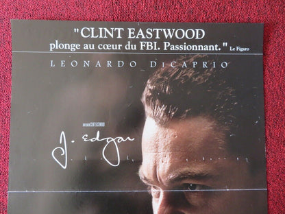 J.EDGAR FRENCH (15"x 21") POSTER LEONARDO DICAPRIO JOSH HAMILTON 2011 - Rendezvous Cinema