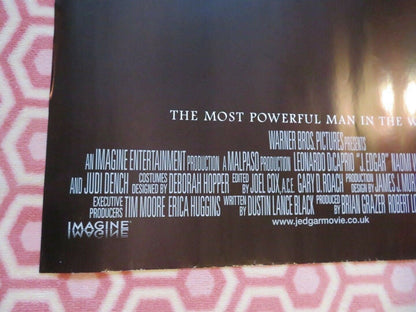 J.EDGAR QUAD (30"x 40") ROLLED POSTER LEONARDO DICAPRIO NAOMI WATTS C.EASTWOOD Movie posters