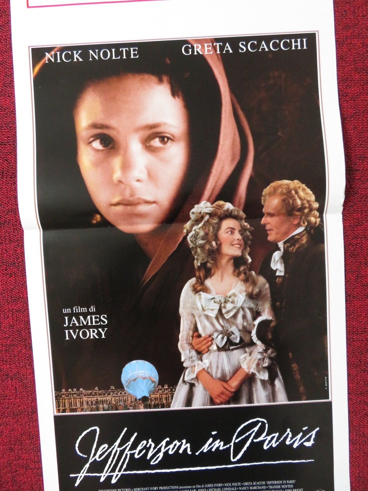 JEFFERSON IN PARIS ITALIAN LOCANDINA POSTER NICK NOLTE GRETA SCACCHI 1995 Rendezvous Cinema Movie posters