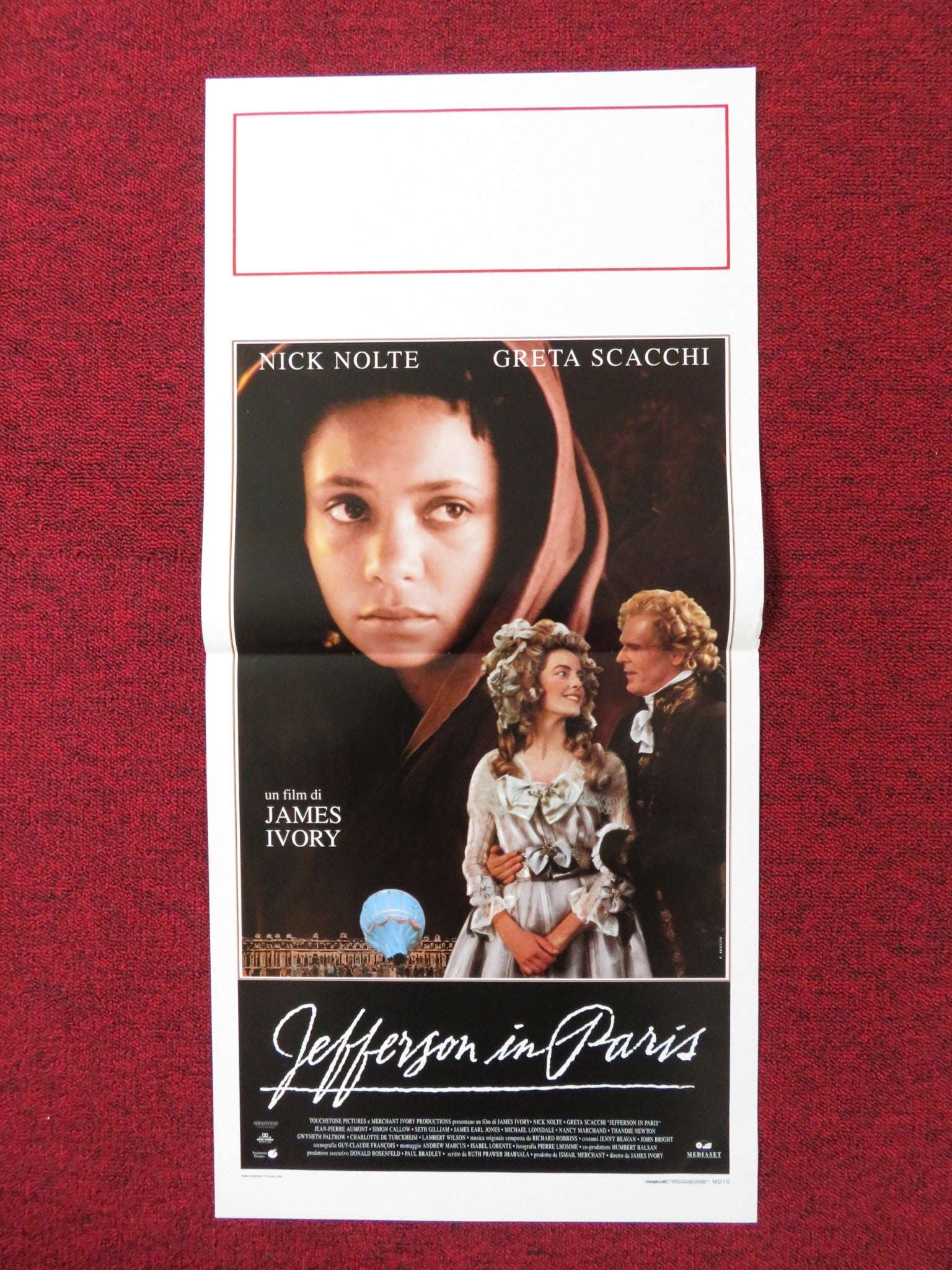 JEFFERSON IN PARIS ITALIAN LOCANDINA POSTER NICK NOLTE GRETA SCACCHI 1995 Rendezvous Cinema Movie posters
