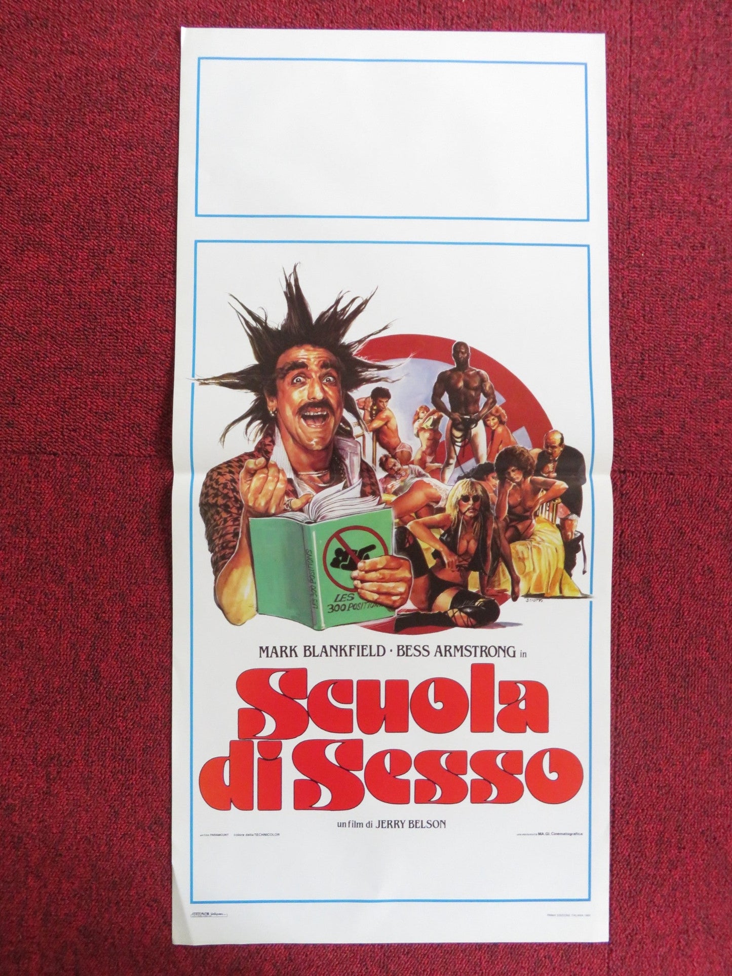 JEKYLL AND HYDE... TOGETHER AGAIN ITALIAN LOCANDINA POSTER MARK BLANKFIELD 1986 Rendezvous Cinema Movie posters