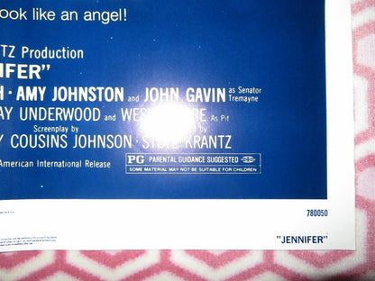 JENNIFER FOLDED US ONE SHEET POSTER BERT CONVYLISA PELIKAN 1978 Movie posters
