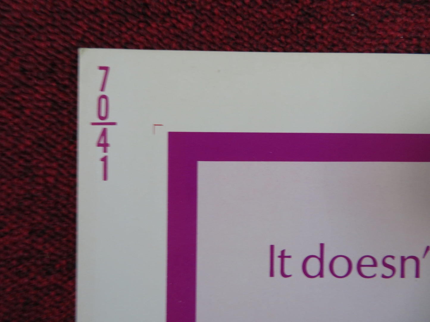 JENNY US HALF SHEET (22"x 28") POSTER MARLO THOMAS ALAN ALDA 1970 Rendezvous Cinema Movie posters