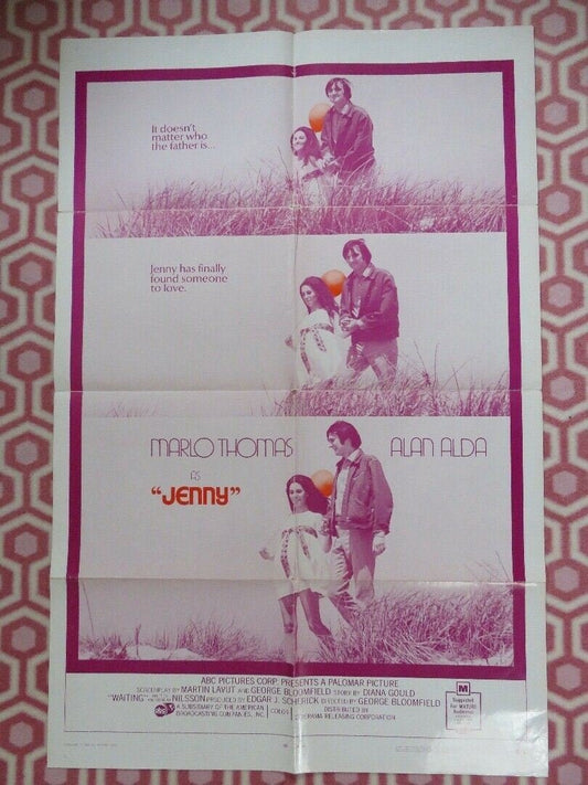 JENNY US ONE SHEET POSTER MARLO THOMAS ALAN ALDA 1970 Movie posters