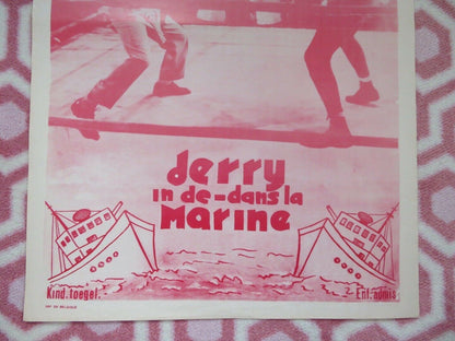 JERRY IN DE MARINE/ Don't Give Up the Ship BELGIUM (21.5"x14.5") POSTER 1959 Movie posters