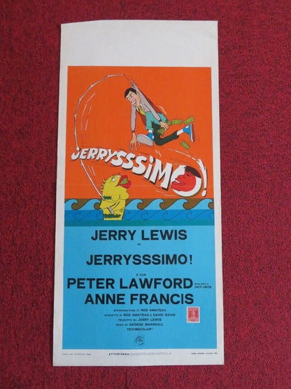 JERRYSSSIMO / Hook, Line and Sinker ITALIAN LOCANDINA (27.5"x13") POSTER 1969 Movie posters
