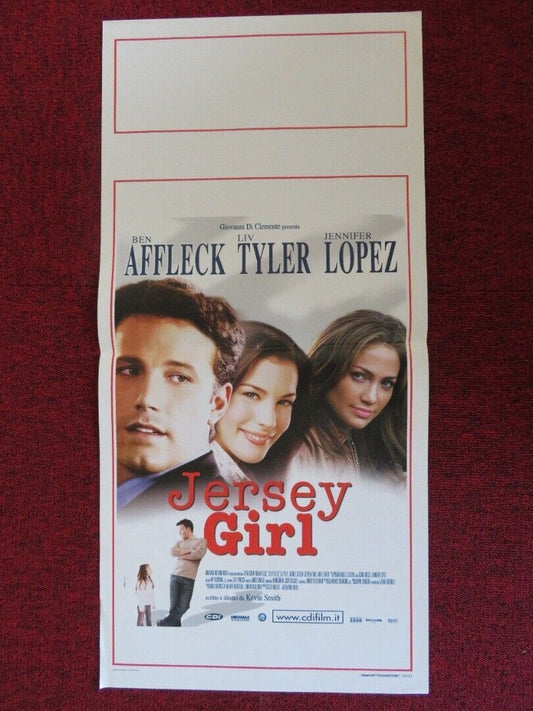 JERSEY GIRL ITALIAN LOCANDINA (27"x13") POSTER BEN AFFLECK JENNIFER LOPEZ 2004 - Rendezvous Cinema