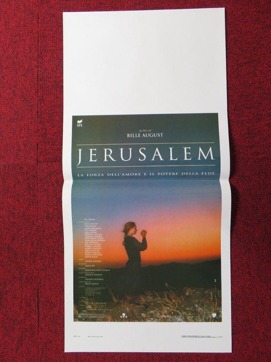 JERUSALEM ITALIAN LOCANDINA (27.5"x13") POSTER BILLE AUGUST MARIA BONNEVIE 1997 Movie posters