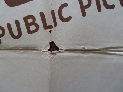 JESSE JAMES, JR. FOLDED US ONE SHEET POSTER DON 'RED' BARRY LYNN MERRICK R1942 - Rendezvous Cinema