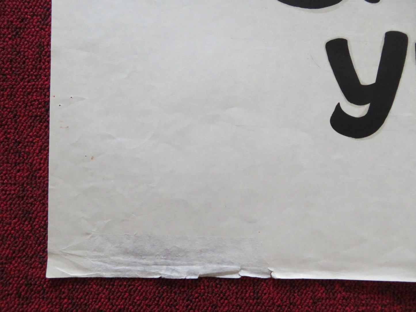 JESUS CHRIST SUPERSTAR UK QUAD POSTER FOLDED TED NEELEY CARL ANDERSON 1973 Rendezvous Cinema Movie posters