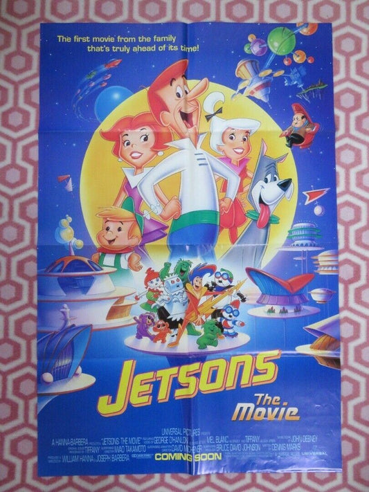 JETSONS THE MOVIE FOLDED US ONE SHEET POSTER HANNA BARBERA 1990 Movie posters