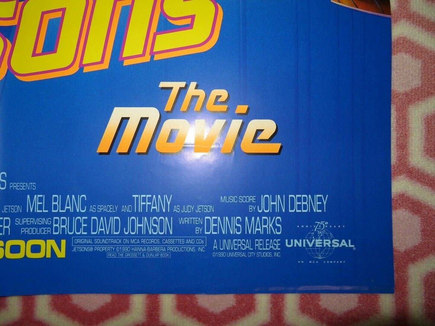 JETSONS THE MOVIE FOLDED US ONE SHEET POSTER HANNA BARBERA 1990 Movie posters