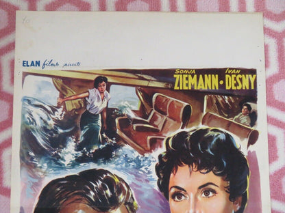 JEUNES FILLES SANS FRONTIERES BELGIUM (21.5"x 14") POSTER SONJA ZIEMAN 1955 Movie posters