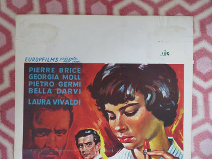 JEUX PRECOCES/ LIPSTICK BELGIUM (21.5"x14") POSTER PIERRE BRICE 1960 Movie posters