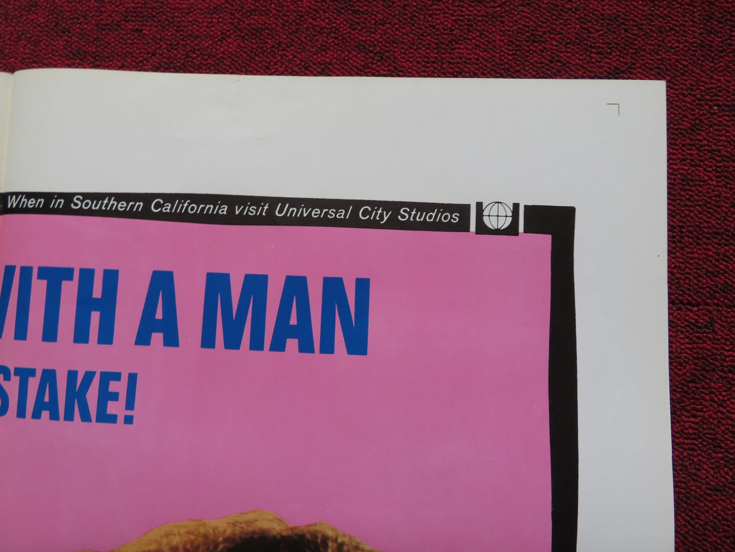 JIGSAW FOLDED US ONE SHEET POSTER MICHAEL J. POLLARD BRADFORD DILLMAN 1968 Rendezvous Cinema Movie posters