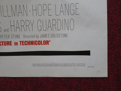 JIGSAW FOLDED US ONE SHEET POSTER MICHAEL J. POLLARD BRADFORD DILLMAN 1968 Rendezvous Cinema Movie posters