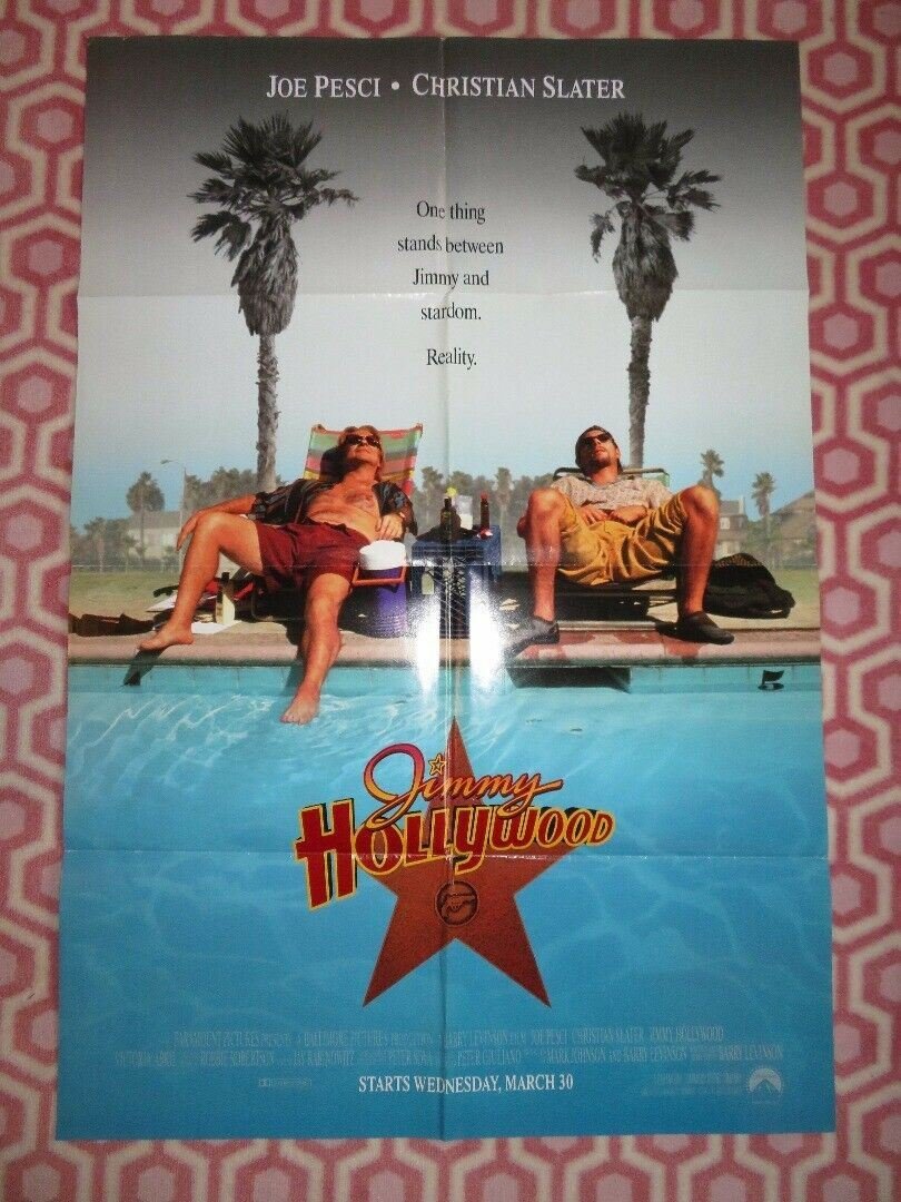 JIMMY HOLLYWOOD US ONE SHEET POSTER JOE PESCI CHRISTIAN SLATER 1994 Movie posters