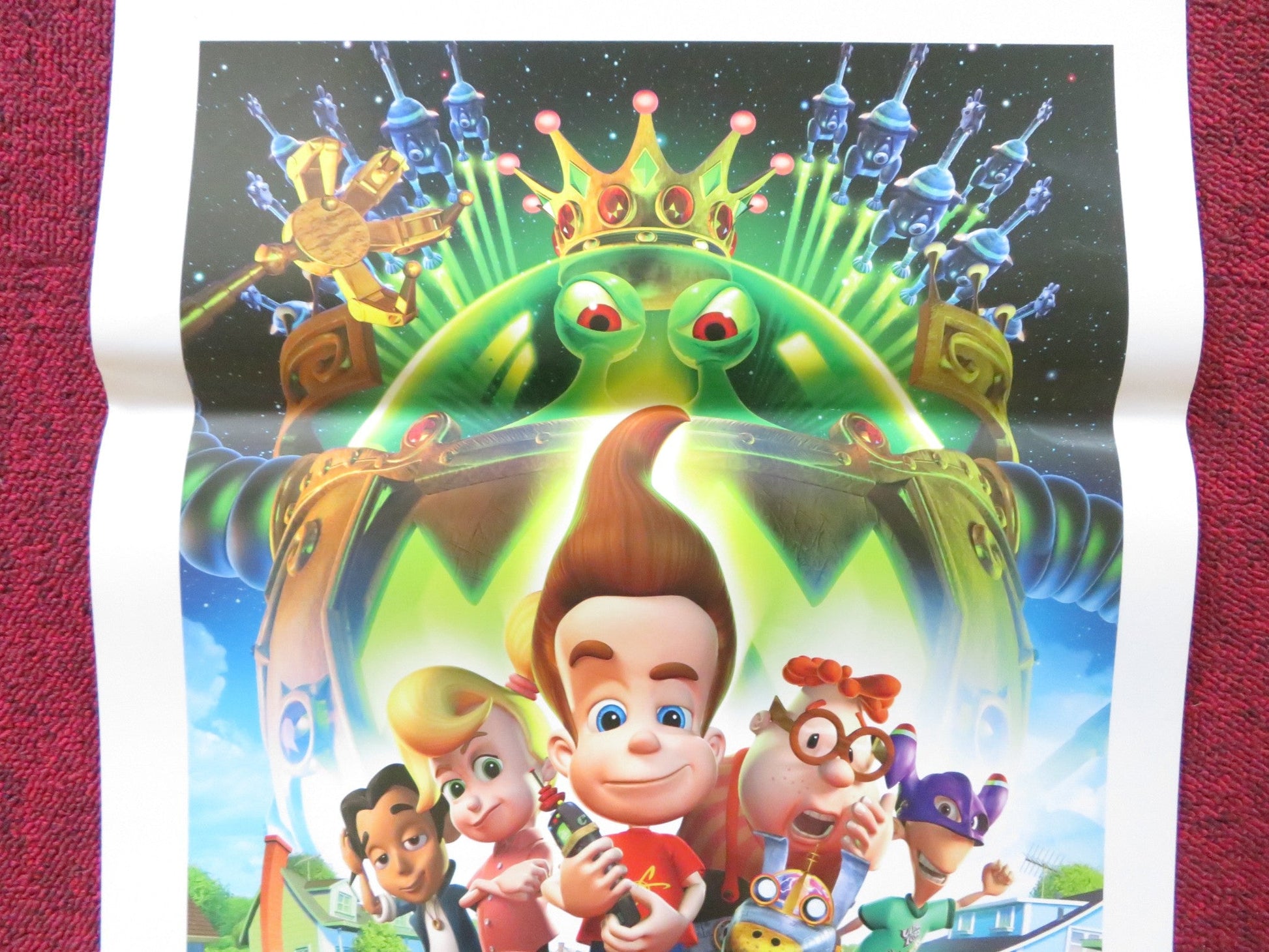 JIMMY NEUTRON: BOY GENIUS ITALIAN LOCANDINA POSTER MEGAN CAVANAGH 2001 Rendezvous Cinema Movie posters