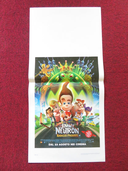 JIMMY NEUTRON: BOY GENIUS ITALIAN LOCANDINA POSTER MEGAN CAVANAGH 2001 Rendezvous Cinema Movie posters