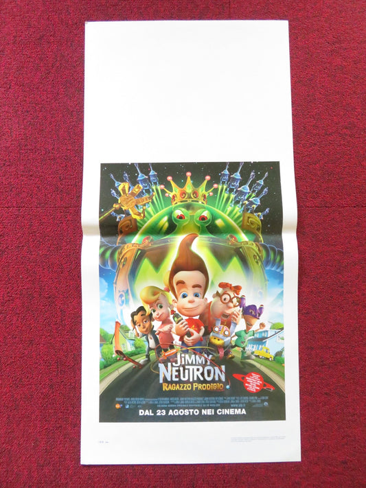 JIMMY NEUTRON: BOY GENIUS ITALIAN LOCANDINA POSTER MEGAN CAVANAGH 2001 Rendezvous Cinema Movie posters
